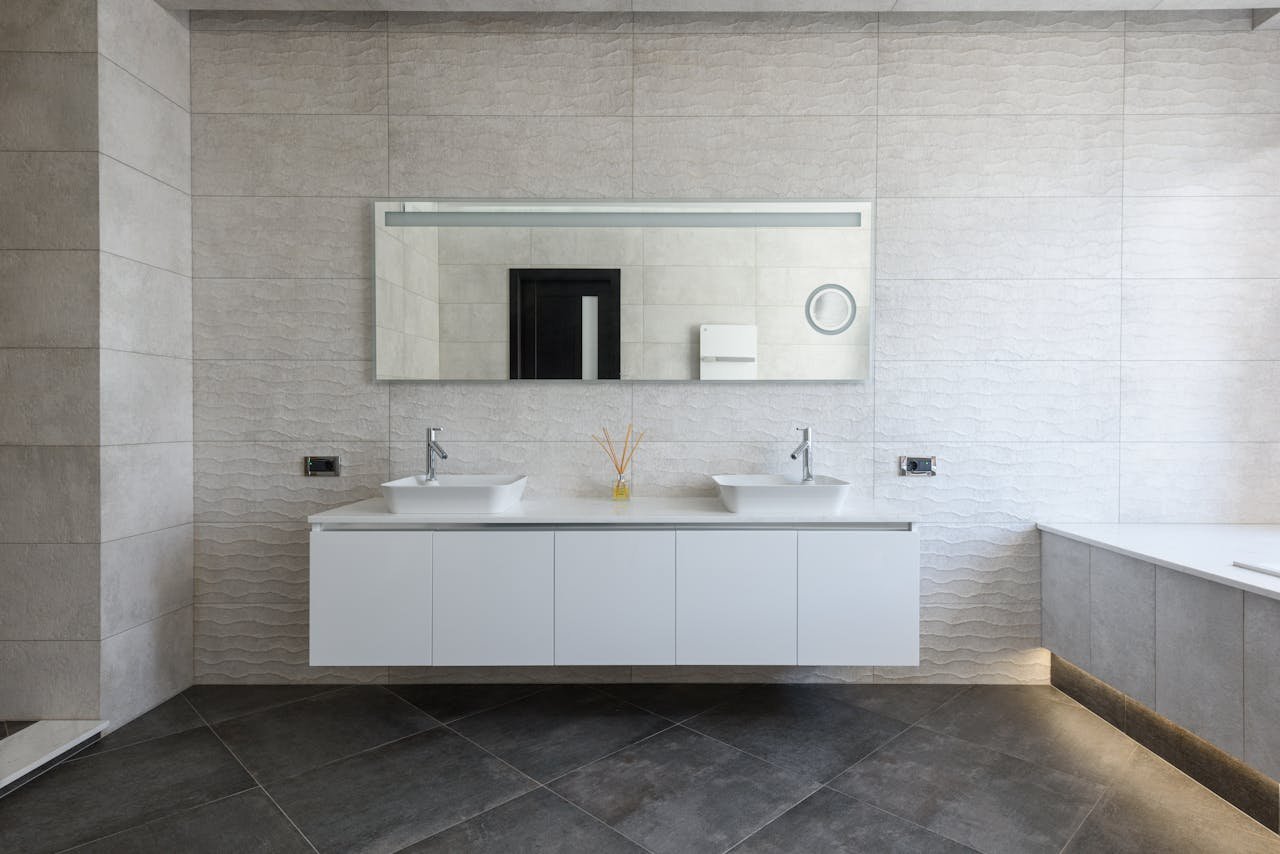 why-choose-us Elegant bathroom with minimalist design and modern fixtures.
